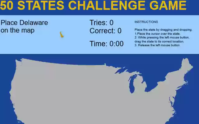United States Map Puzzle Game from Chrome web store to be run with OffiDocs Chromium online United States Map Puzzle Game from Chrome web store to be run with OffiDocs Chromium online