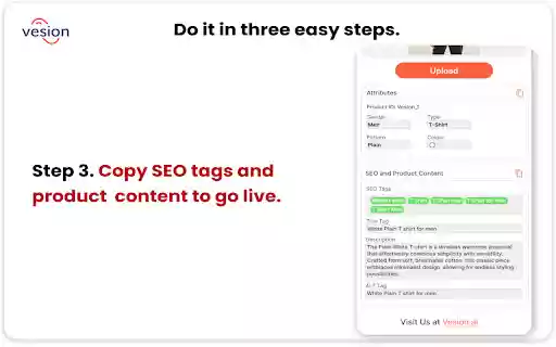 Vesion AI Automated Product Cataloguing from Chrome web store to be run with OffiDocs Chromium online Vesion AI Automated Product Cataloguing from Chrome web store to be run with OffiDocs Chromium online