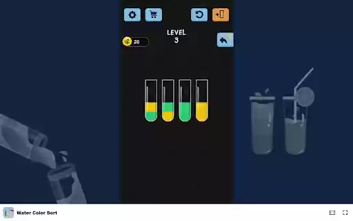 Water Color Sort Game Can you master the art of liquid sorting? from Chrome web store to be run with OffiDocs Chromium online Water Color Sort Game Can you master the art of liquid sorting? from Chrome web store to be run with OffiDocs Chromium online