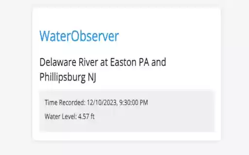 WaterObserver Easton PA Phillipsburg NJ from Chrome web store to be run with OffiDocs Chromium online WaterObserver Easton PA Phillipsburg NJ from Chrome web store to be run with OffiDocs Chromium online