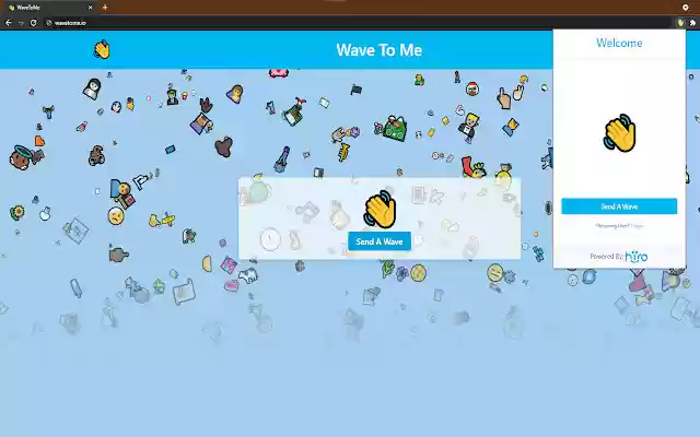 Wave to Me from Chrome web store to be run with OffiDocs Chromium online Wave to Me from Chrome web store to be run with OffiDocs Chromium online