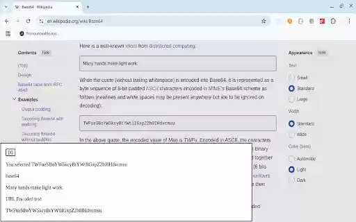 Web Decoder from Chrome web store to be run with OffiDocs Chromium online Web Decoder from Chrome web store to be run with OffiDocs Chromium online