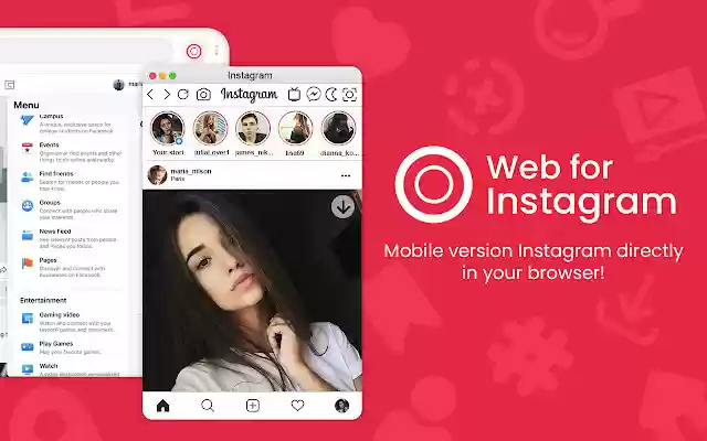 Web for Instagram™ from Chrome web store to be run with OffiDocs Chromium online Web for Instagram™ from Chrome web store to be run with OffiDocs Chromium online