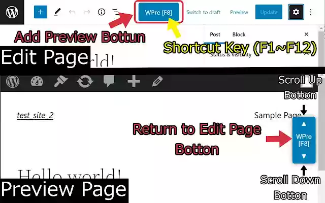 WPre ~WordPress Shortcut Preview~ from Chrome web store to be run with OffiDocs Chromium online WPre ~WordPress Shortcut Preview~ from Chrome web store to be run with OffiDocs Chromium online