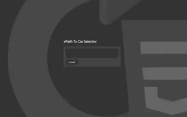 xPath To CSS Selector from Chrome web store to be run with OffiDocs Chromium online xPath To CSS Selector from Chrome web store to be run with OffiDocs Chromium online