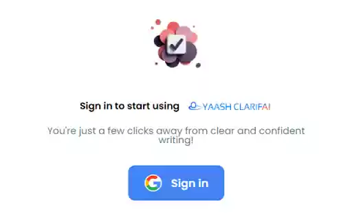 Yaash ClarifAI from Chrome web store to be run with OffiDocs Chromium online Yaash ClarifAI from Chrome web store to be run with OffiDocs Chromium online